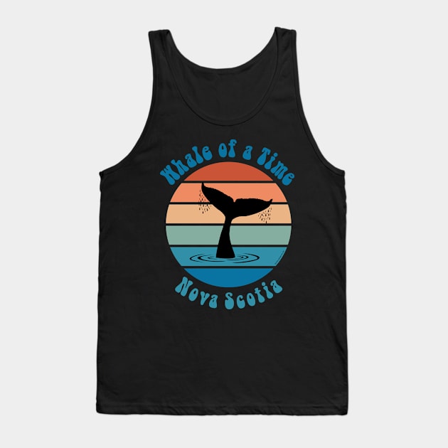 Whale of a Time Whale Watching Tank Top by Nova Scotia Home 
